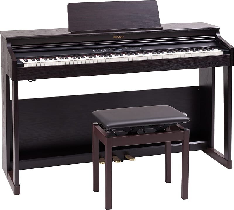Цифровое пианино Roland RP701 с подставкой и скамьей - темный палисандр RP701-CB
Цифровое пианино Roland RP701 с подставкой и скамьей - темный палисандр RP701-CB