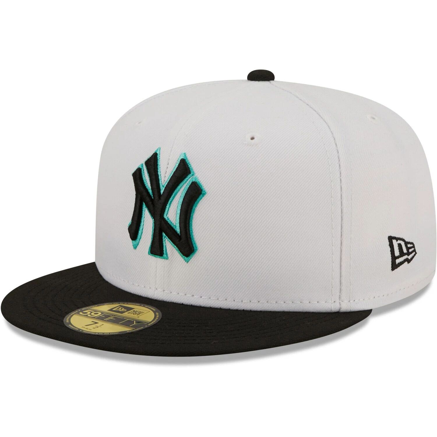 Мужская двухцветная облегающая шляпа New Era белого/черного цвета New York Yankees Spring Color Pack 59FIFTY
Мужская двухцветная облегающая шляпа New Era белого/черного цвета New York Yankees Spring Color Pack 59FIFTY
