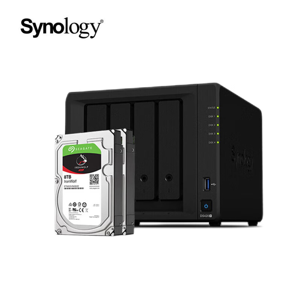 Сетевое хранилище Synology DS420+ с 2 жесткими дисками Seagate IronWolf ST8000VN004 8 ТБ
Сетевое хранилище Synology DS420+ с 2 жесткими дисками Seagate IronWolf ST8000VN004 8 ТБ