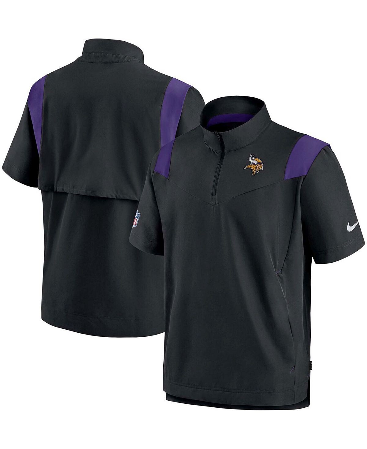 Мужская черная куртка minnesota vikings sideline coaches с коротким рукавом и молнией на четверть Nike, черный
Мужская черная куртка minnesota vikings sideline coaches с коротким рукавом и молнией на четверть Nike, черный