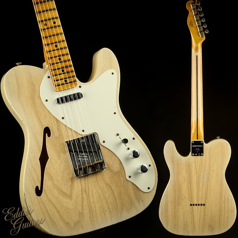 Fender Custom Shop Limited Edition 50s Tele Thinline Relic — натуральный блонд #174 / 2022 Winter Custom Shop Custom Shop Limited Edition 50s Tele Thinline Relic - Natural Blonde #174 / 2022 Winter Custom Shop
Fender Custom Shop Limited Edition 50s Tele Thinline Relic — натуральный блонд #174 / 2022 Winter Custom Shop Custom Shop Limited Edition 50s Tele Thinline Relic - Natural Blonde #174 / 2022 Winter Custom Shop
