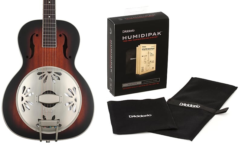 Gretsch G9241 Акустический электрический резонатор из красного дерева с круглым вырезом из кожи аллигатора - 2-цветная накладка на гриф Sunburst Padauk в комплекте с увлажнителем D'Addario с автоматической системой контроля влажности
Gretsch G9241 Акустический электрический резонатор из красного дерева с круглым вырезом из кожи аллигатора - 2-цветная накладка на гриф Sunburst Padauk в комплекте с увлажнителем D'Addario с автоматической системой контроля влажности