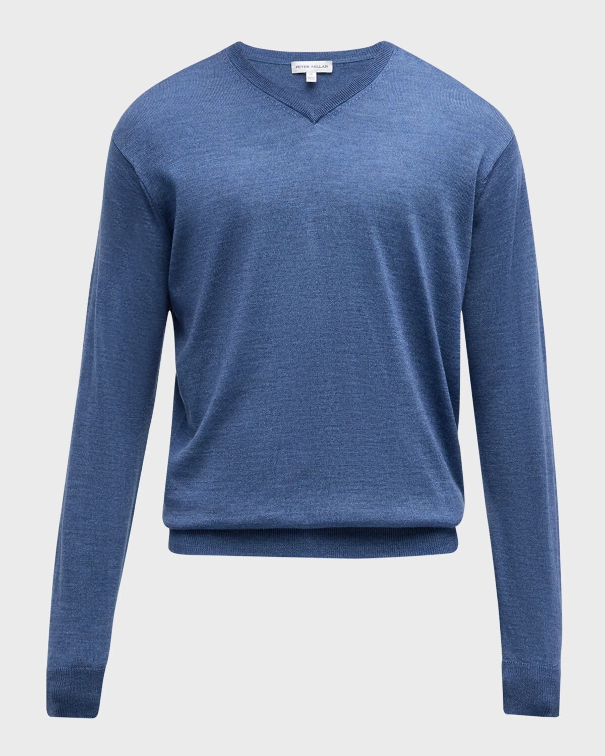 Мужской осенний свитер с v-образным вырезом и гербом Peter Millar, цвет Ocean Blue
Мужской осенний свитер с v-образным вырезом и гербом Peter Millar, цвет Ocean Blue