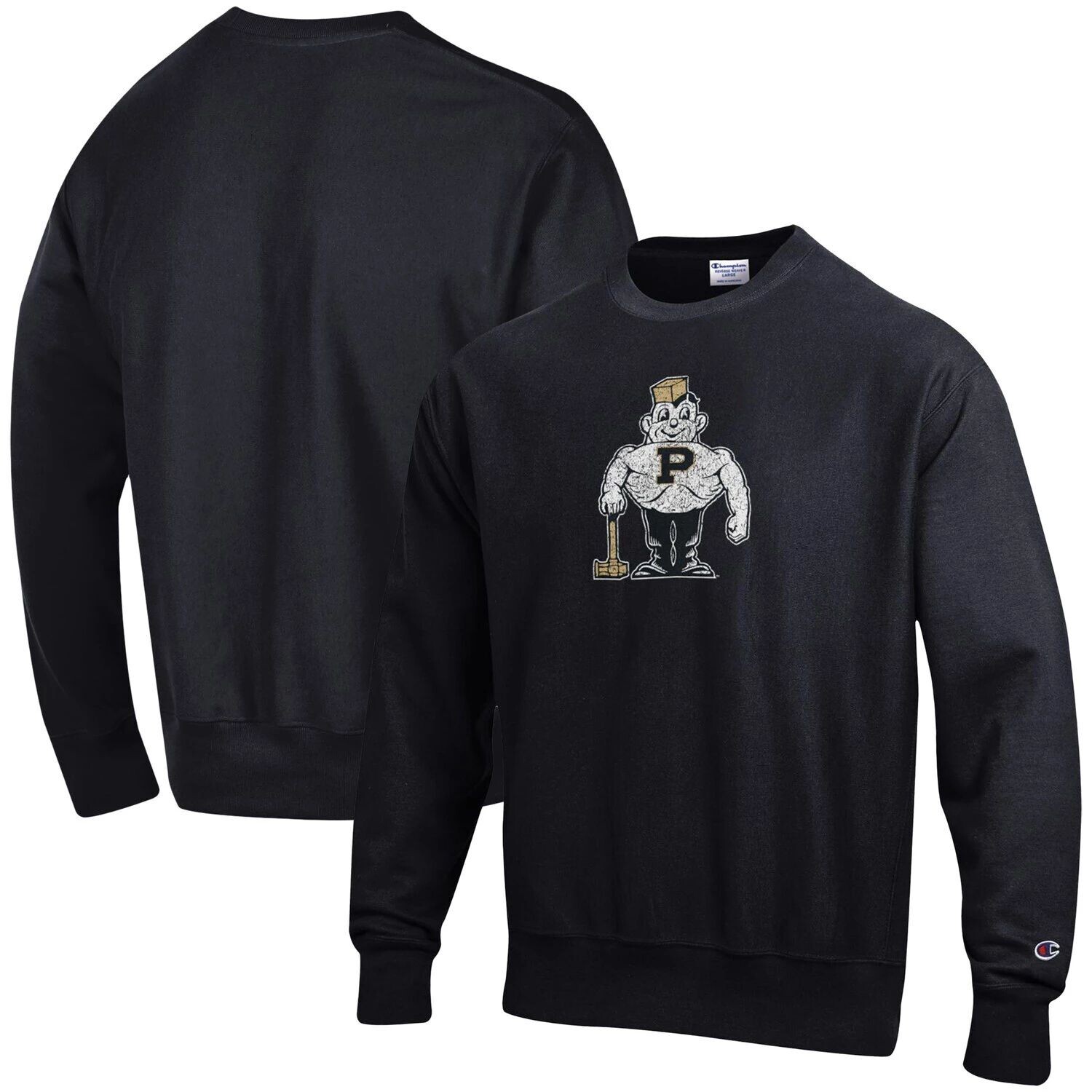 Мужской черный пуловер обратного переплетения с логотипом Purdue Boilermakers Vault Logo Champion
Мужской черный пуловер обратного переплетения с логотипом Purdue Boilermakers Vault Logo Champion