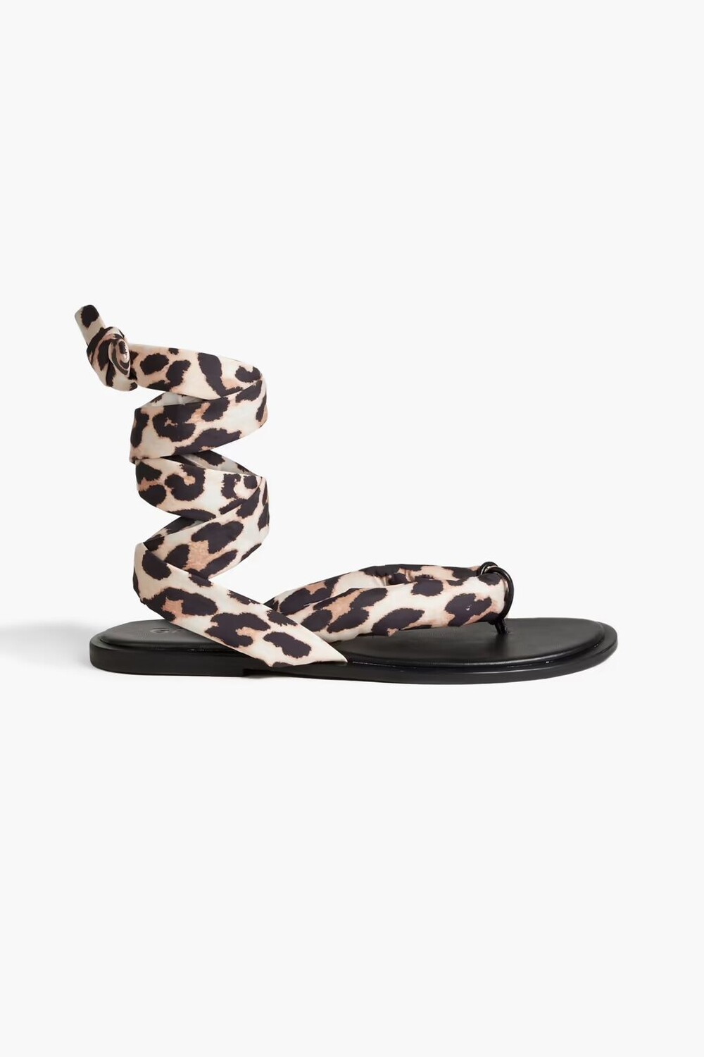 Босоножки-ракушки с леопардовым принтом и кожаной отделкой Ganni, цвет Animal print
Босоножки-ракушки с леопардовым принтом и кожаной отделкой Ganni, цвет Animal print