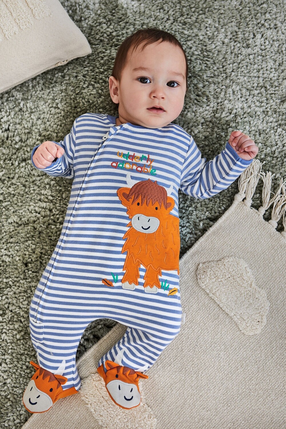 Комбинезон JoJo Maman Bébé Highland с аппликацией коровы на молнии Jojo Maman Bébé, синий
Комбинезон JoJo Maman Bébé Highland с аппликацией коровы на молнии Jojo Maman Bébé, синий