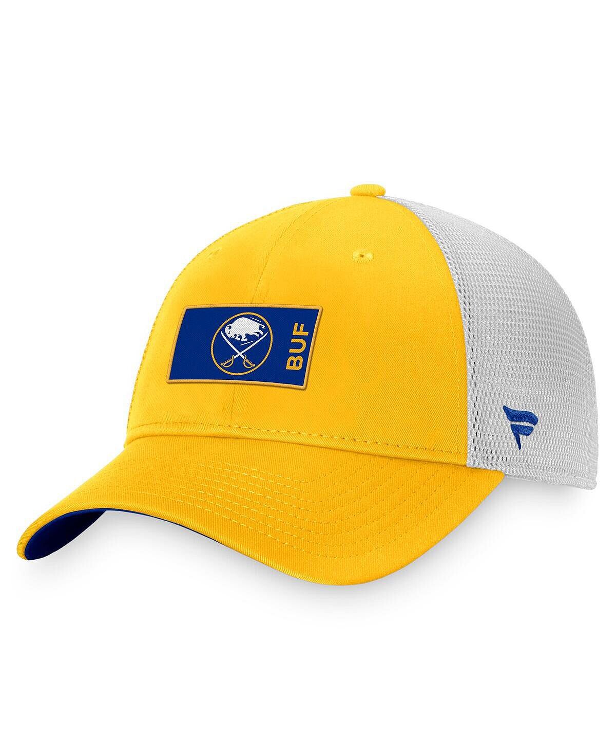Мужская фирменная золотисто-белая кепка Buffalo Sabres Authentic Pro Rink Trucker Snapback Fanatics
Мужская фирменная золотисто-белая кепка Buffalo Sabres Authentic Pro Rink Trucker Snapback Fanatics