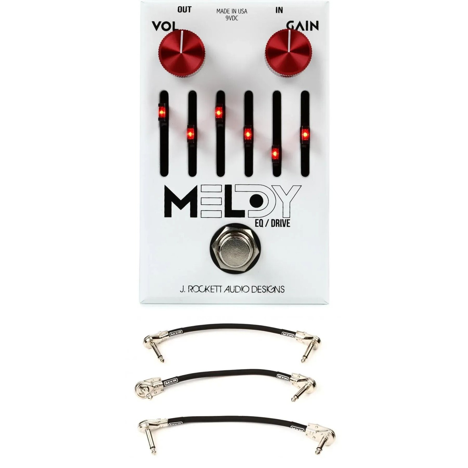 J. Rockett Audio Designs Педаль Melody Overdrive/EQ с 3 соединительными кабелями
J. Rockett Audio Designs Педаль Melody Overdrive/EQ с 3 соединительными кабелями