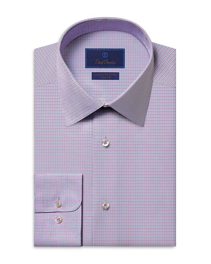 Рубашка Slim Fit с микротекстурированной оксфордской классической рубашкой на пуговицах спереди David Donahue
Рубашка Slim Fit с микротекстурированной оксфордской классической рубашкой на пуговицах спереди David Donahue