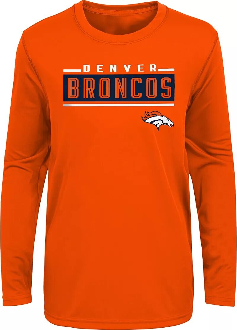 Оранжевая футболка с длинными рукавами Denver Broncos Amped Up для мальчиков NFL Team Apparel
Оранжевая футболка с длинными рукавами Denver Broncos Amped Up для мальчиков NFL Team Apparel
