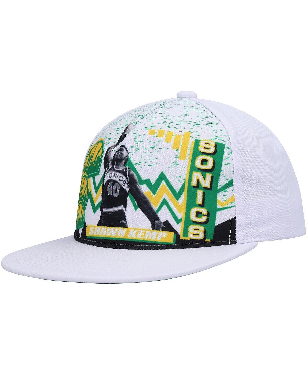 Мужская кепка Shawn Kemp White Seattle SuperSonics Hardwood Classics 90-х Playa Deadstock Snapback Mitchell & Ness
Мужская кепка Shawn Kemp White Seattle SuperSonics Hardwood Classics 90-х Playa Deadstock Snapback Mitchell & Ness