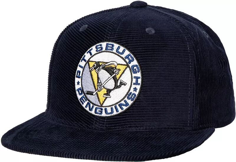 Винтажная шляпа Snapback Mitchell & Ness для взрослых Pittsburgh Penguins с боковой нашивкой
Винтажная шляпа Snapback Mitchell & Ness для взрослых Pittsburgh Penguins с боковой нашивкой