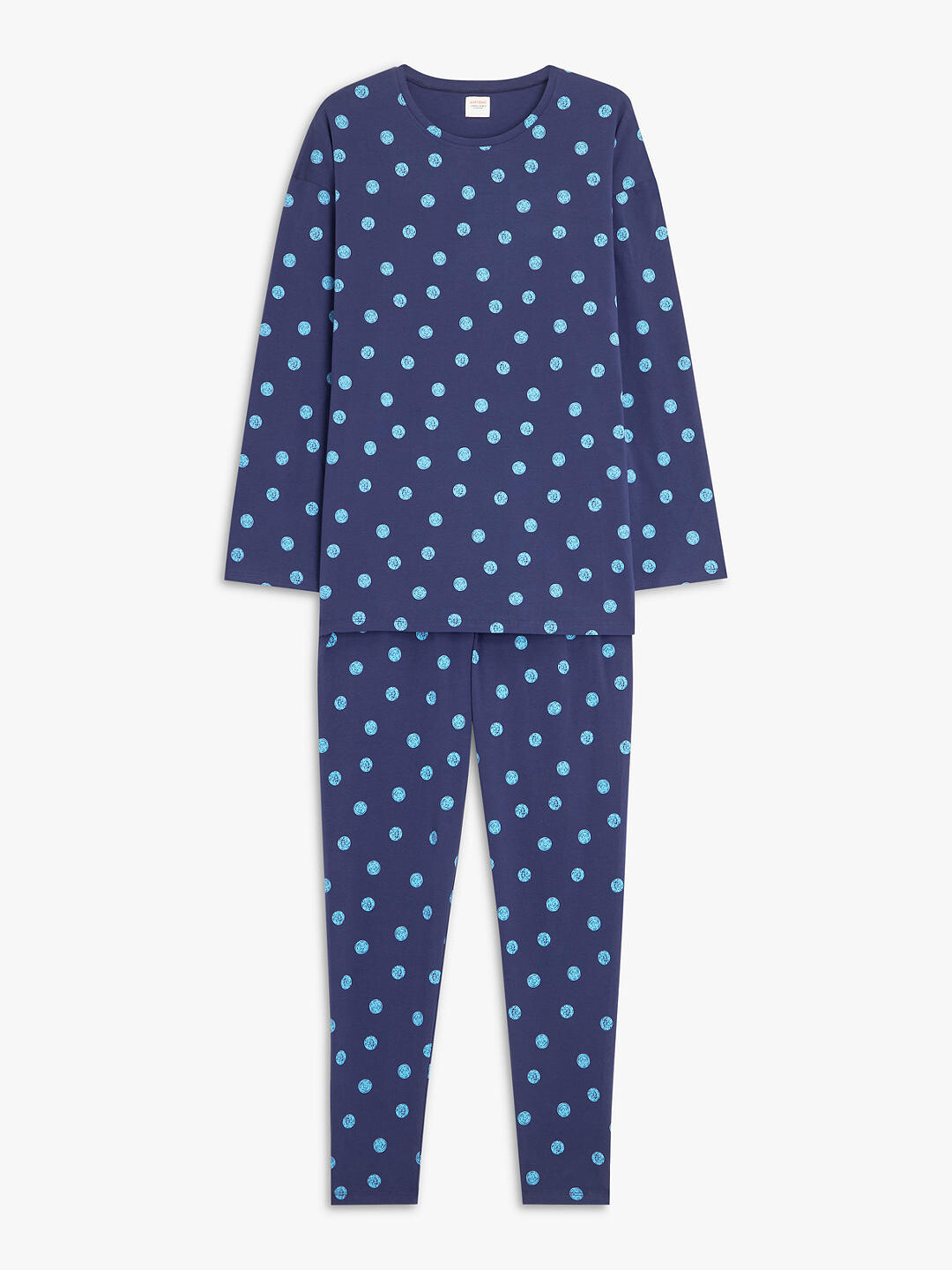 Пижамный комплект John Lewis Anyday Andie из джерси в горошек темно-синего цвета
Пижамный комплект John Lewis Anyday Andie из джерси в горошек темно-синего цвета