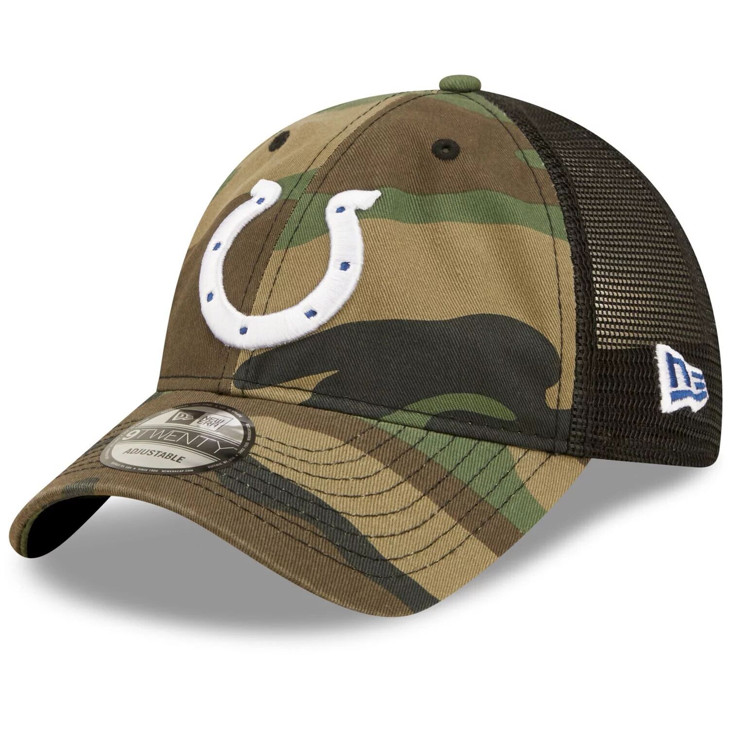 Мужская кепка New Era Camo/Black Indianapolis Colts Basic 9TWENTY Trucker Snapback Hat
Мужская кепка New Era Camo/Black Indianapolis Colts Basic 9TWENTY Trucker Snapback Hat