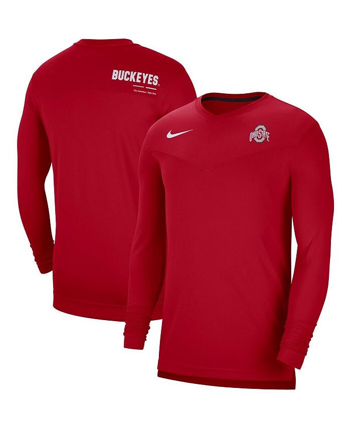 Мужская футболка Scarlet Ohio State Buckeyes 2022 Coach Performance с длинным рукавом и v-образным вырезом Nike, красный
Мужская футболка Scarlet Ohio State Buckeyes 2022 Coach Performance с длинным рукавом и v-образным вырезом Nike, красный