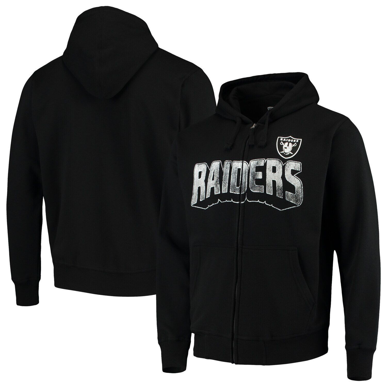 Мужская черная толстовка с молнией во всю длину G-III Sports от Carl Banks Oakland Raiders Perfect Season, Черный
Мужская черная толстовка с молнией во всю длину G-III Sports от Carl Banks Oakland Raiders Perfect Season, Черный