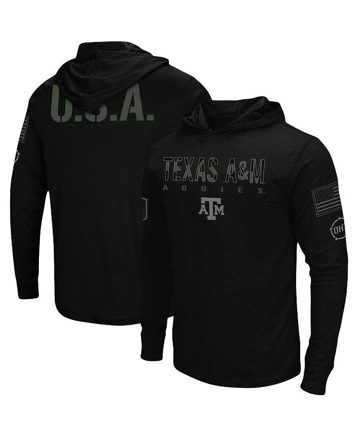 Мужская черная футболка с длинным рукавом и худи в военном стиле Texas A&M Aggies OHT Colosseum, черный
Мужская черная футболка с длинным рукавом и худи в военном стиле Texas A&M Aggies OHT Colosseum, черный