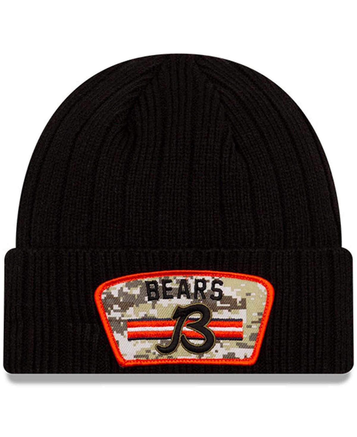 Мужская черная вязаная шапка Chicago Bears 2021 Salute To Service B с манжетами New Era
Мужская черная вязаная шапка Chicago Bears 2021 Salute To Service B с манжетами New Era