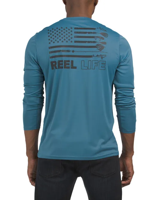 Топ Upf 50 Jax Beach Fishing In America с длинными рукавами Reel Life, цвет Real Teal
Топ Upf 50 Jax Beach Fishing In America с длинными рукавами Reel Life, цвет Real Teal