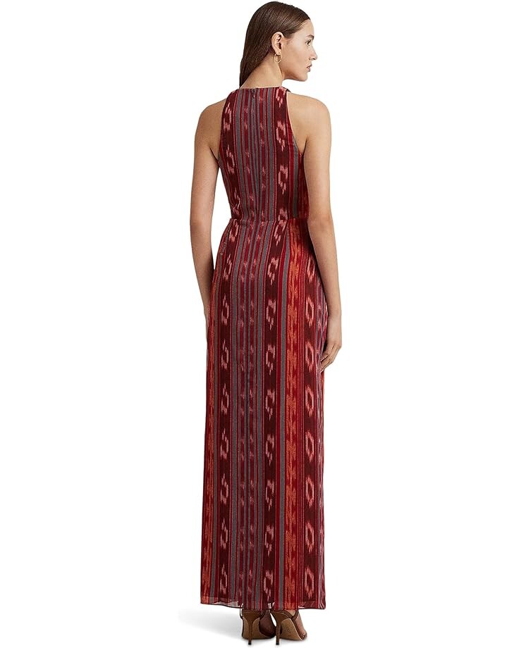 Платье LAUREN Ralph Lauren Geo-Striped Georgette Halter Gown, цвет Fuchsia/Orange/Multi
Платье LAUREN Ralph Lauren Geo-Striped Georgette Halter Gown, цвет Fuchsia/Orange/Multi