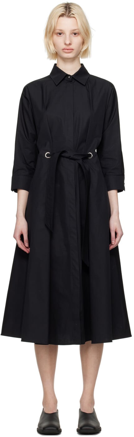 Черное платье-миди с поясом Max Mara, Черный, Черное платье-миди с поясом Max Mara
Черное платье-миди с поясом Max Mara, Черный, Черное платье-миди с поясом Max Mara