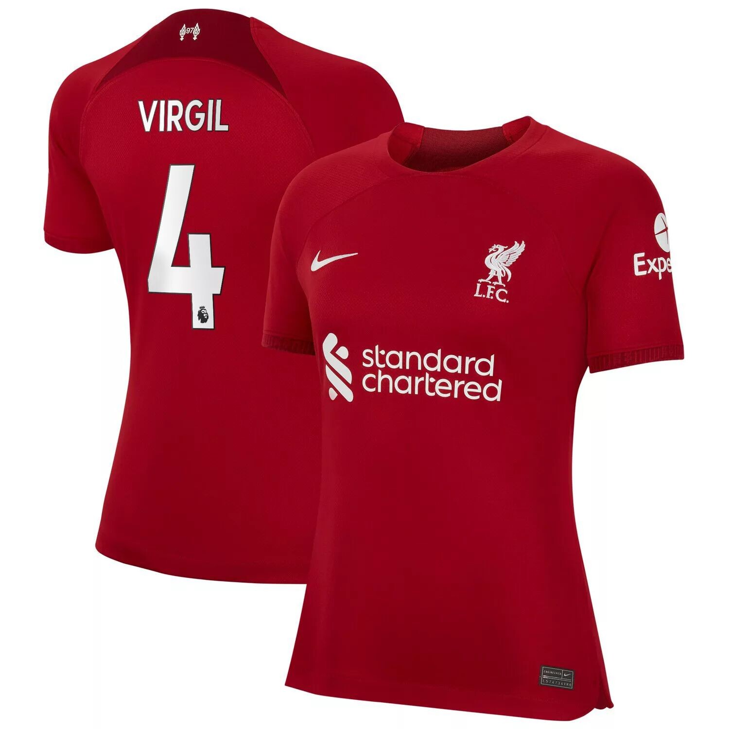 Женская футболка Nike Virgil Van Dijk Red Liverpool 2022/23 Home Replica Player Nike
Женская футболка Nike Virgil Van Dijk Red Liverpool 2022/23 Home Replica Player Nike