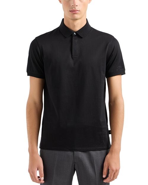 Рубашка поло с короткими рукавами из мерсеризованного хлопка Emporio Armani, цвет Black
Рубашка поло с короткими рукавами из мерсеризованного хлопка Emporio Armani, цвет Black