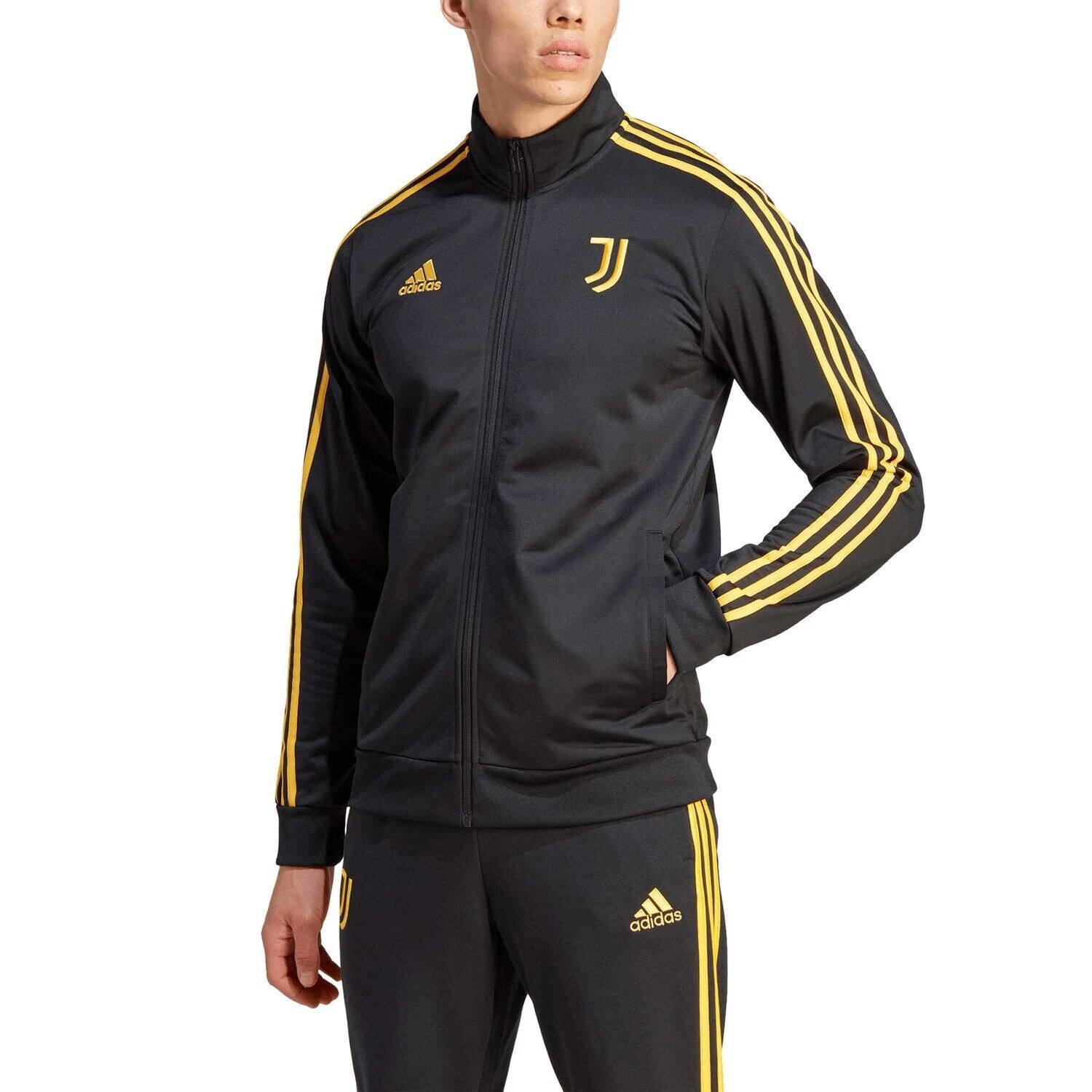 Мужская черная спортивная куртка с молнией во всю длину Juventus 2023/24 DNA adidas, Черный
Мужская черная спортивная куртка с молнией во всю длину Juventus 2023/24 DNA adidas, Черный