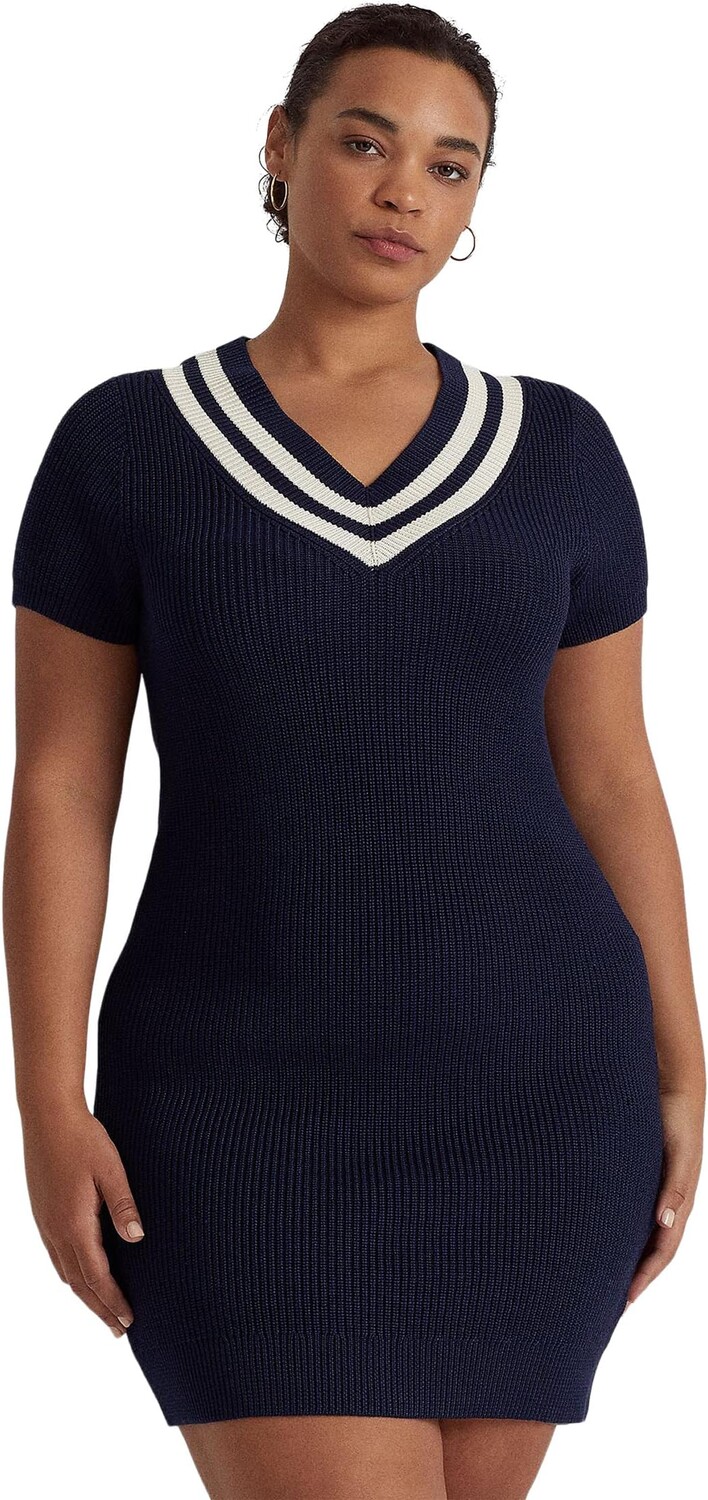 Платье-свитер размера плюс из хлопковой смеси крикет LAUREN Ralph Lauren, цвет French Navy/Mascarpone Cream
Платье-свитер размера плюс из хлопковой смеси крикет LAUREN Ralph Lauren, цвет French Navy/Mascarpone Cream