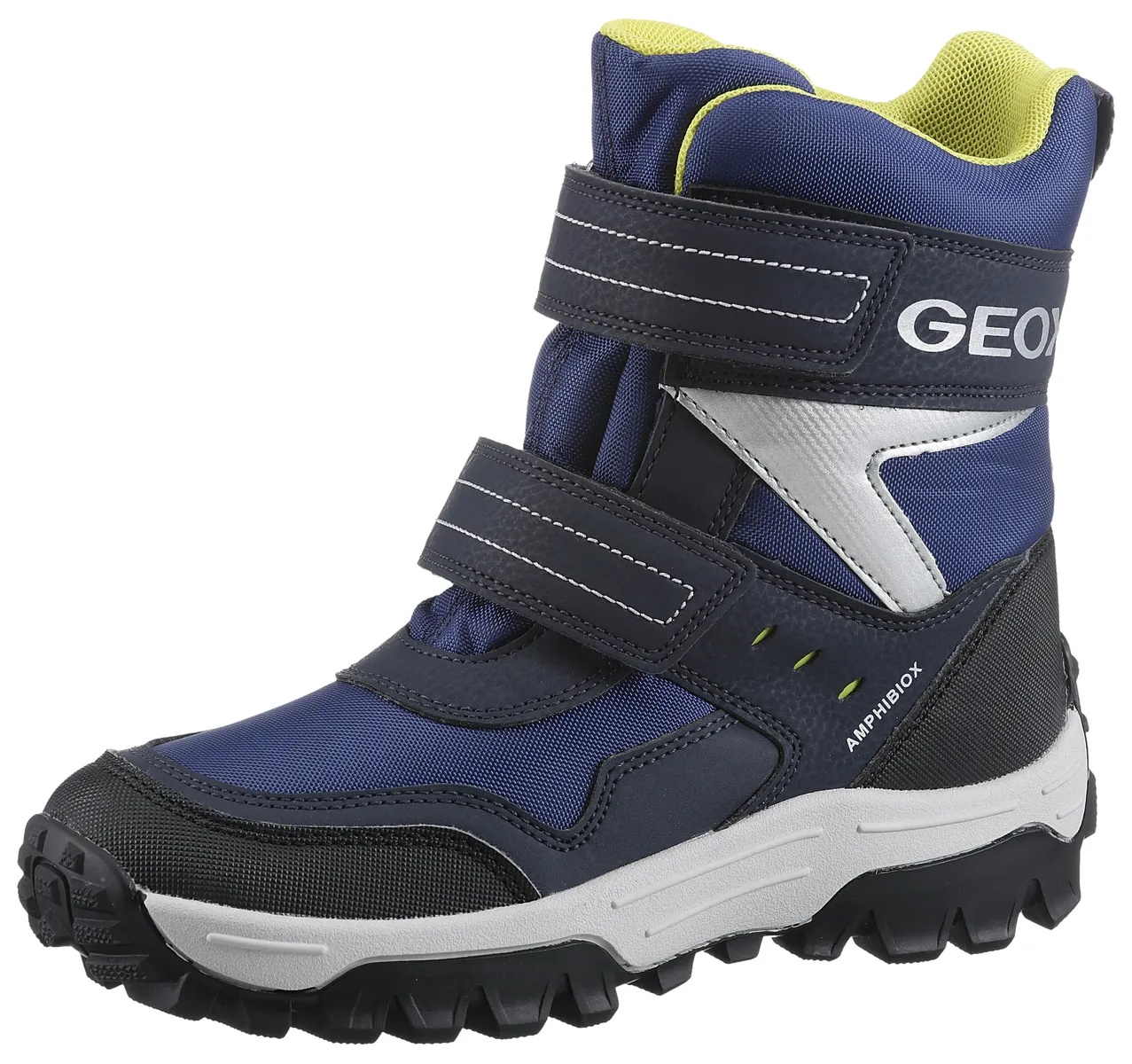Зимние ботинки Geox "J HIMALAYA BOY B ABX", ботинки на липучке, обувь для детского сада с практичной съемной стелькой, цвет Navy-Limette
Зимние ботинки Geox "J HIMALAYA BOY B ABX", ботинки на липучке, обувь для детского сада с практичной съемной стелькой, цвет Navy-Limette