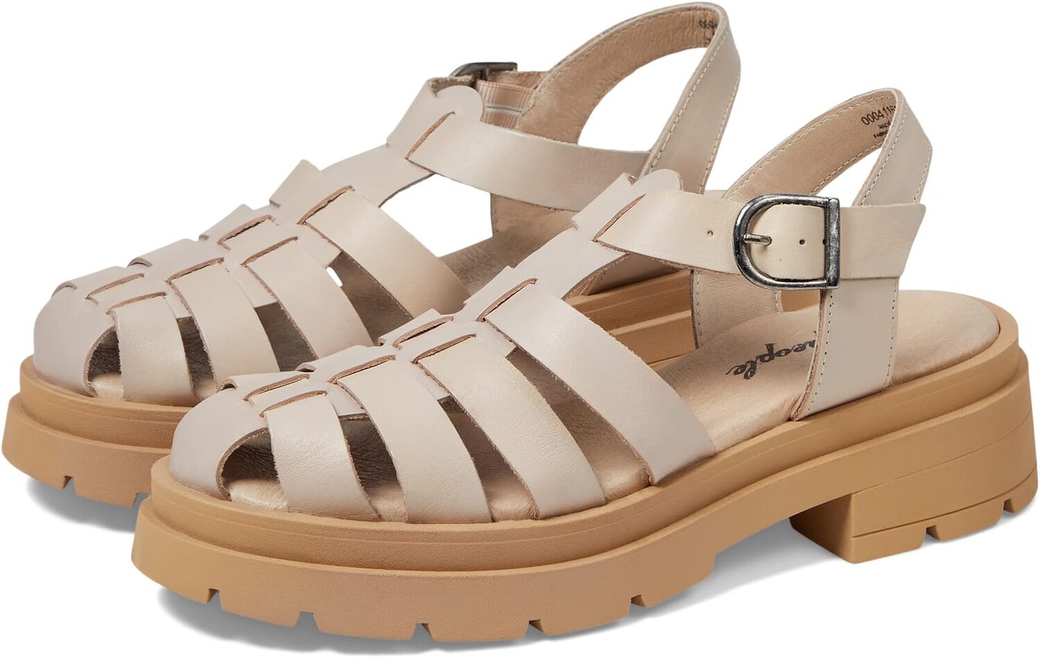 Сандалии на плоской подошве Delaney Fisherman Platform Free People, цвет Natural Sand
Сандалии на плоской подошве Delaney Fisherman Platform Free People, цвет Natural Sand