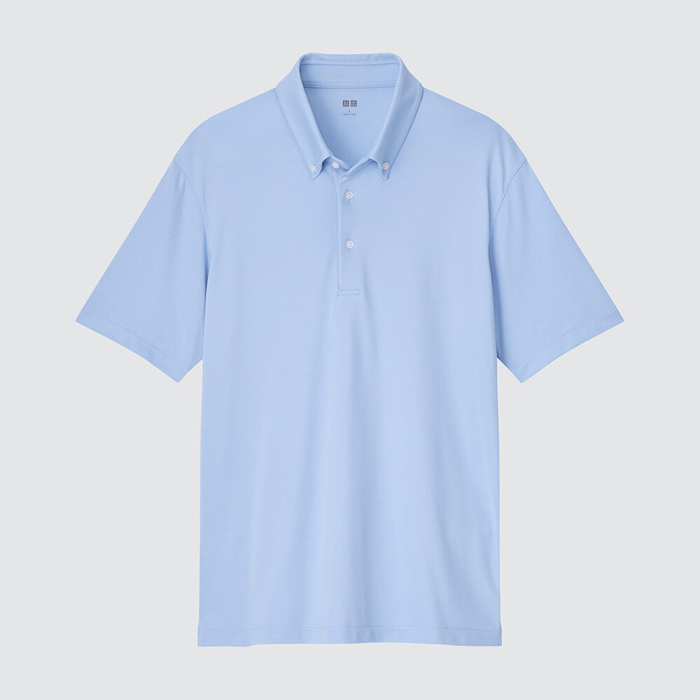 Мужская рубашка AIRism POLO Uniqlo Cool Black Technology с короткими рукавами, светло-голубой
Мужская рубашка AIRism POLO Uniqlo Cool Black Technology с короткими рукавами, светло-голубой