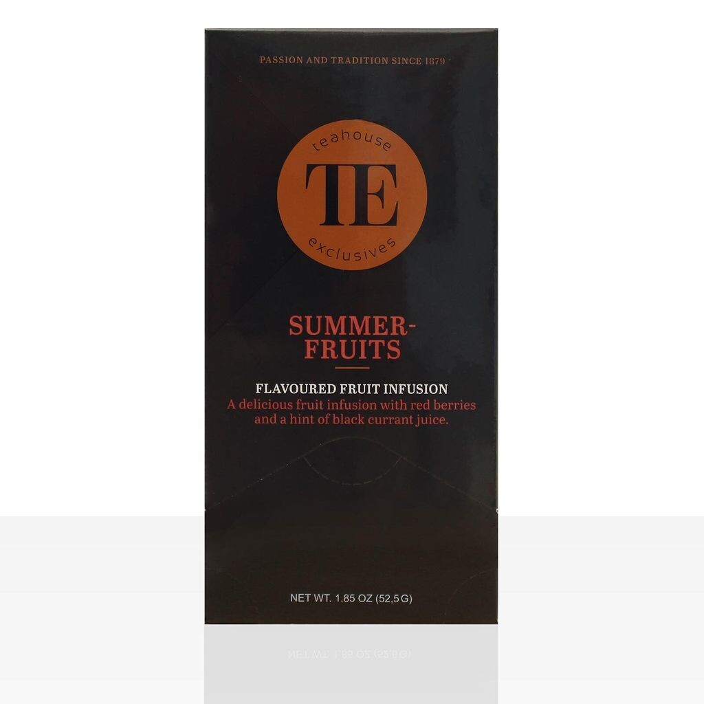 TE Luxury Teahouse Exclusives Summerfruits 6 x 15 пакетиков фруктового чая по 3,5 г Te Luxury Tea Market Grounds
TE Luxury Teahouse Exclusives Summerfruits 6 x 15 пакетиков фруктового чая по 3,5 г Te Luxury Tea Market Grounds