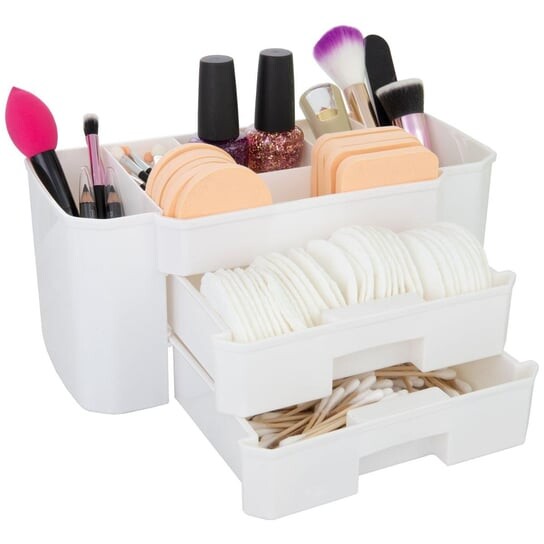 Органайзер для косметики MAKE UP Косметичка с запираемыми ящиками, 2 цвета, ASJ Commerce, серый
Органайзер для косметики MAKE UP Косметичка с запираемыми ящиками, 2 цвета, ASJ Commerce, серый
