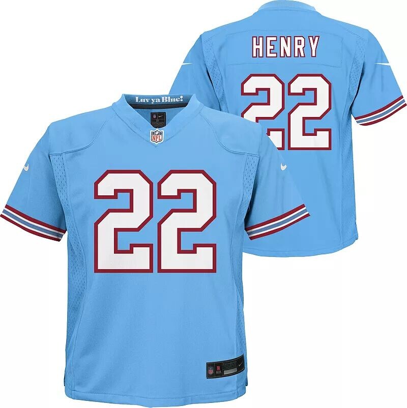 Альтернативная синяя игровая майка Nike Toddler Tennessee Titans Деррик Генри № 22
Альтернативная синяя игровая майка Nike Toddler Tennessee Titans Деррик Генри № 22