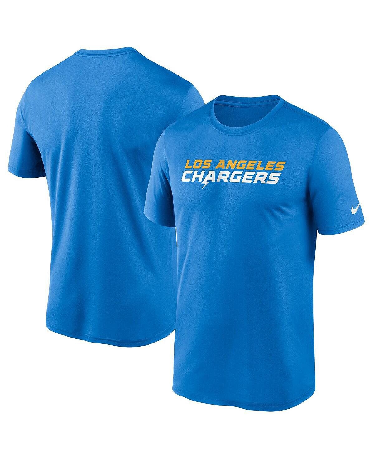 Мужская пудровая синяя футболка los angeles chargers wordmark legend performance Nike, синий
Мужская пудровая синяя футболка los angeles chargers wordmark legend performance Nike, синий