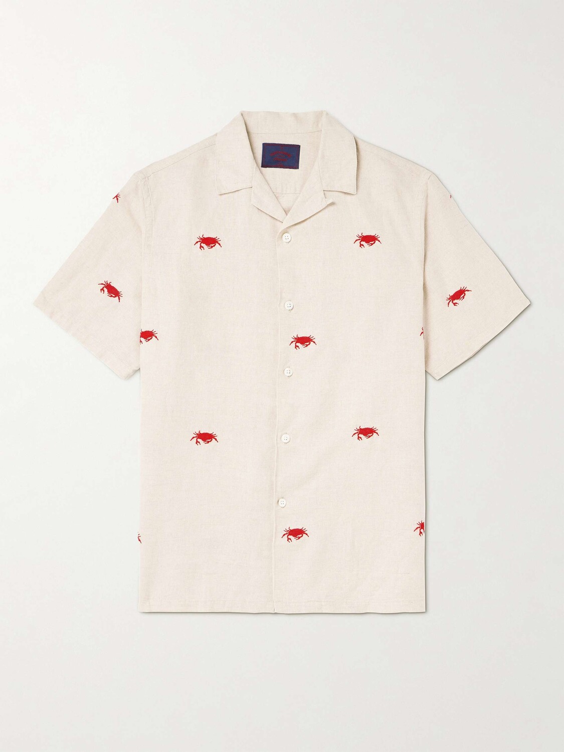 Рубашка из смеси льна и хлопка с вышивкой в виде крабов PORTUGUESE FLANNEL, белый
Рубашка из смеси льна и хлопка с вышивкой в виде крабов PORTUGUESE FLANNEL, белый