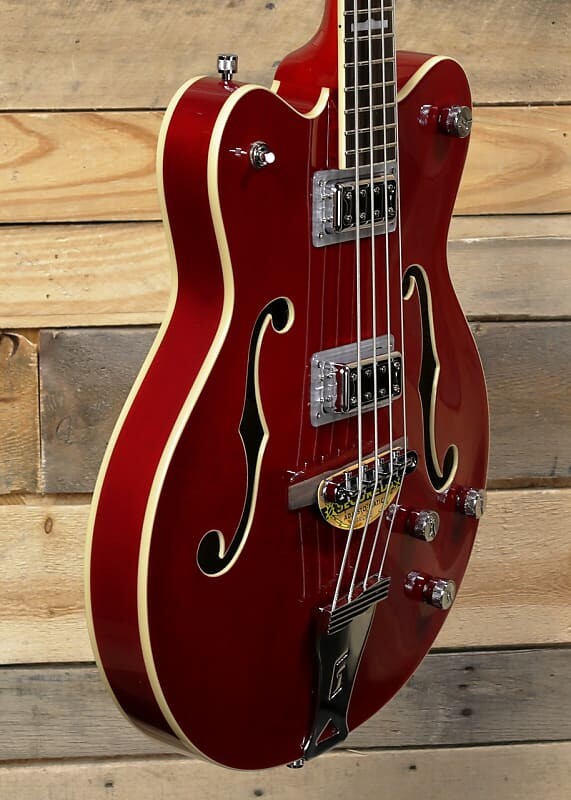 Gretsch G5442BDC Electromatic с полым корпусом 30 дюймов, бас с короткой мензурой, прозрачный, красный G5442BDC Electromatic Hollow Body 30" Short Scale Bass
Gretsch G5442BDC Electromatic с полым корпусом 30 дюймов, бас с короткой мензурой, прозрачный, красный G5442BDC Electromatic Hollow Body 30" Short Scale Bass