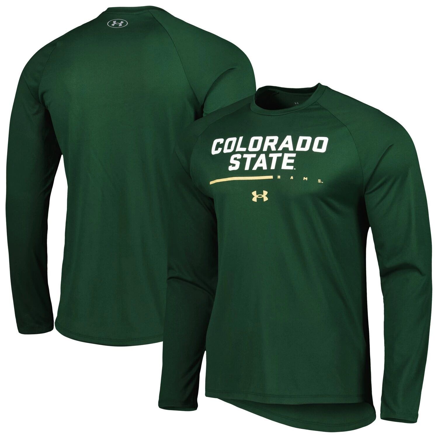 Мужская зеленая футболка с длинным рукавом Colorado State Rams Performance реглан Under Armour
Мужская зеленая футболка с длинным рукавом Colorado State Rams Performance реглан Under Armour