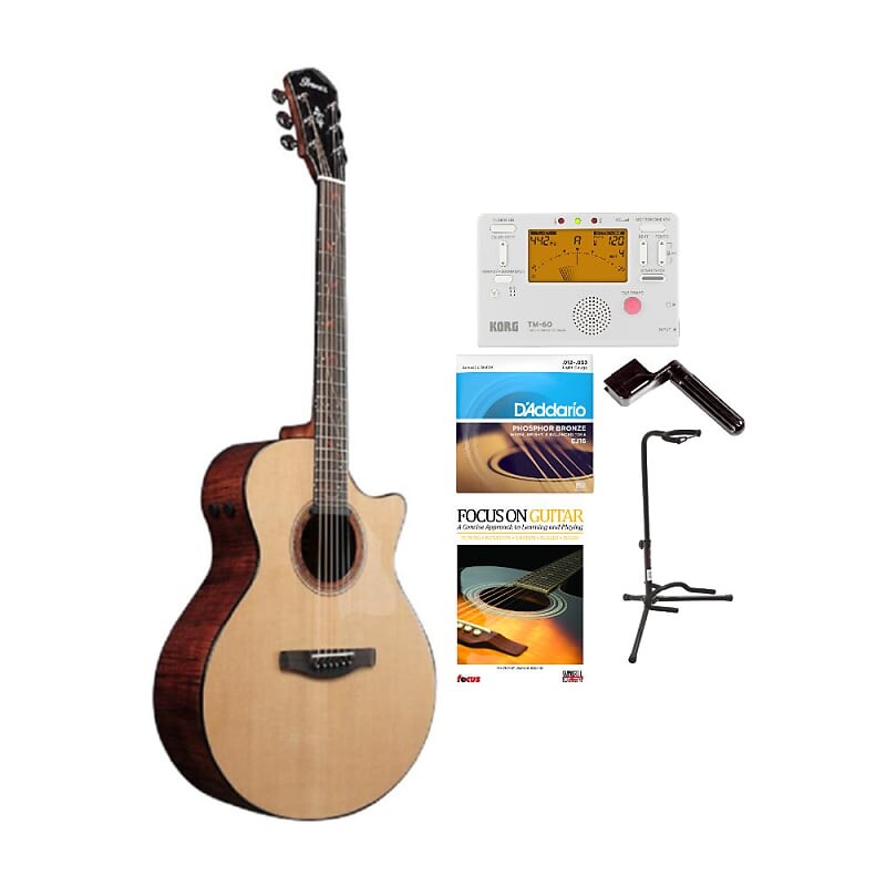 Ibanez AE325 Series 6-струнная электроакустическая гитара (натуральный низкий глянец) со стойкой и комплектом аксессуаров Ibanez AE325 Series 6-String Acoustic-Electric Guitar (Natural Low Gloss) Bundle
Ibanez AE325 Series 6-струнная электроакустическая гитара (натуральный низкий глянец) со стойкой и комплектом аксессуаров Ibanez AE325 Series 6-String Acoustic-Electric Guitar (Natural Low Gloss) Bundle