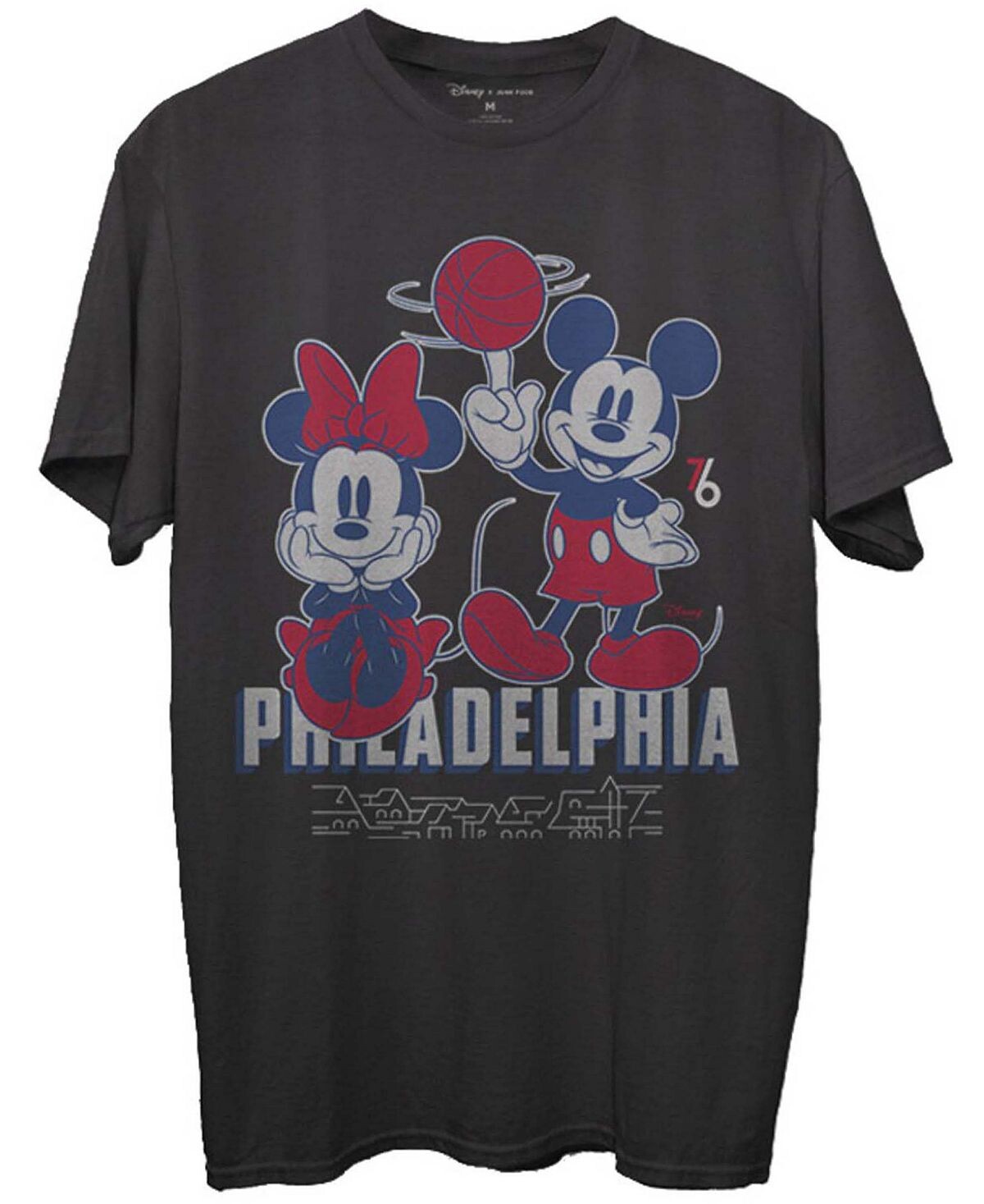 Мужская черная футболка philadelphia 76ers disney mickey minnie 2020/21 city edition Junk Food, черный
Мужская черная футболка philadelphia 76ers disney mickey minnie 2020/21 city edition Junk Food, черный