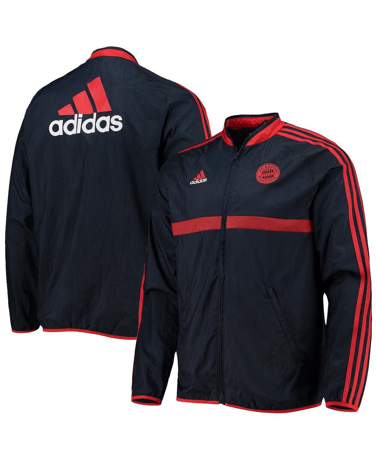 Мужская темно-синяя тканая куртка bayern munich icons с молнией во всю длину adidas, синий
Мужская темно-синяя тканая куртка bayern munich icons с молнией во всю длину adidas, синий