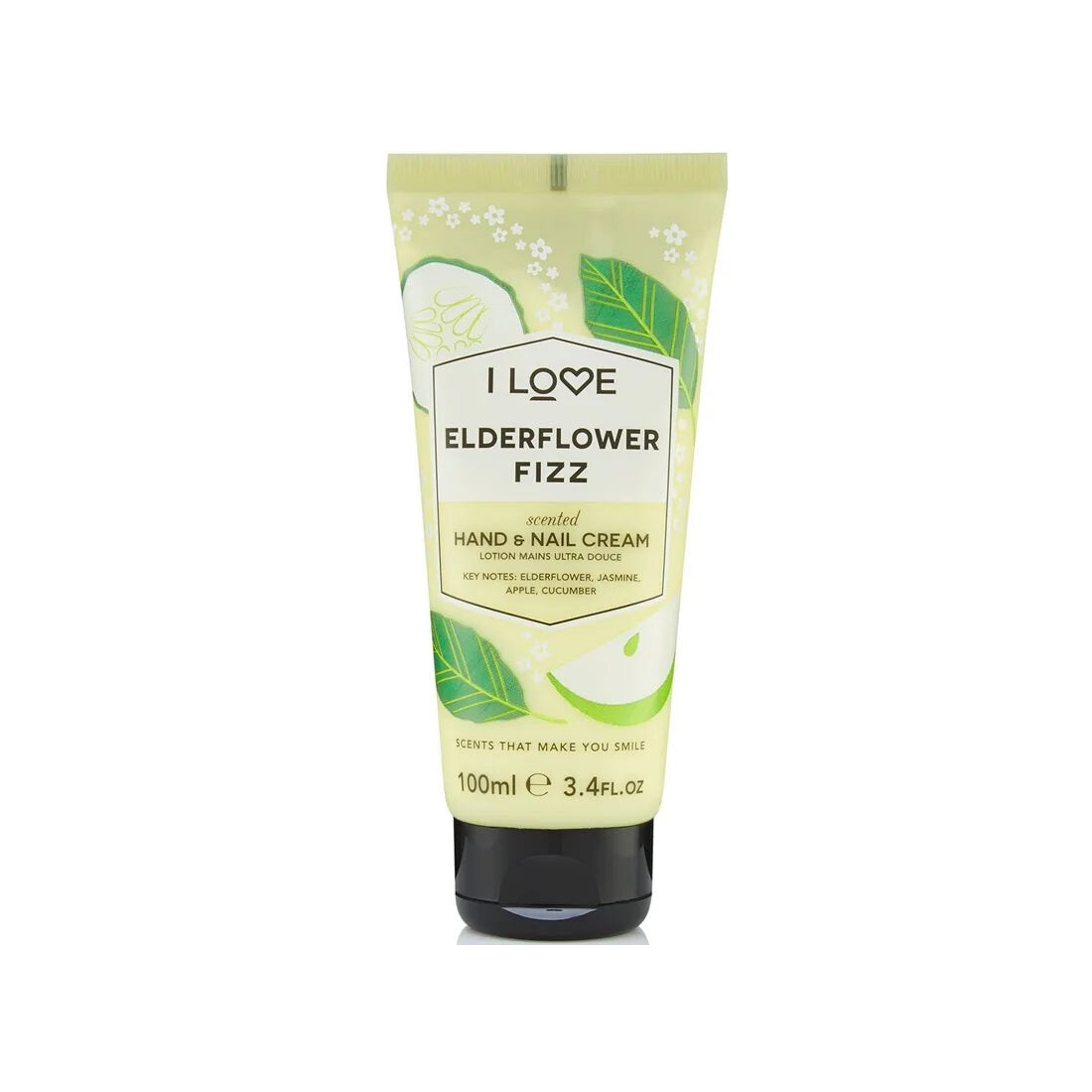 I Love Scented Hand & Nail Cream увлажняющий крем для рук и ногтей Elderflower Fizz 100мл
I Love Scented Hand & Nail Cream увлажняющий крем для рук и ногтей Elderflower Fizz 100мл