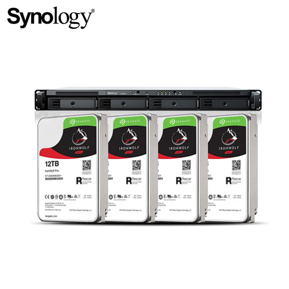 Сетевое хранилище Synology RS422+ с 4 отсеками с Seagate Cool Wolf Pro ST12000NE0008 емкостью 12 ТБ
Сетевое хранилище Synology RS422+ с 4 отсеками с Seagate Cool Wolf Pro ST12000NE0008 емкостью 12 ТБ