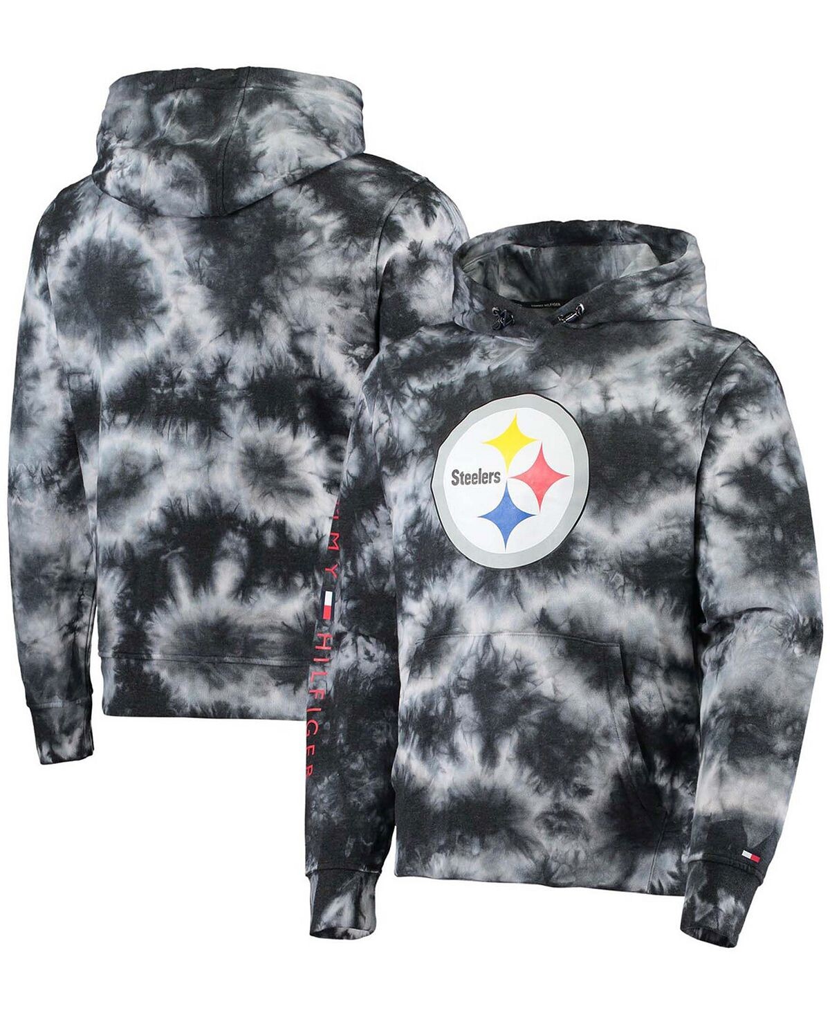 Мужская черная толстовка с капюшоном pittsburgh steelers stanley tie-dye pullover Tommy Hilfiger, черный
Мужская черная толстовка с капюшоном pittsburgh steelers stanley tie-dye pullover Tommy Hilfiger, черный