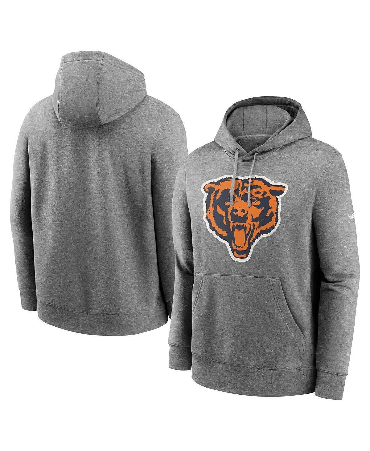 Мужская флисовая толстовка с капюшоном из меланжевого серого цвета chicago bears rewind club Nike, мульти
Мужская флисовая толстовка с капюшоном из меланжевого серого цвета chicago bears rewind club Nike, мульти