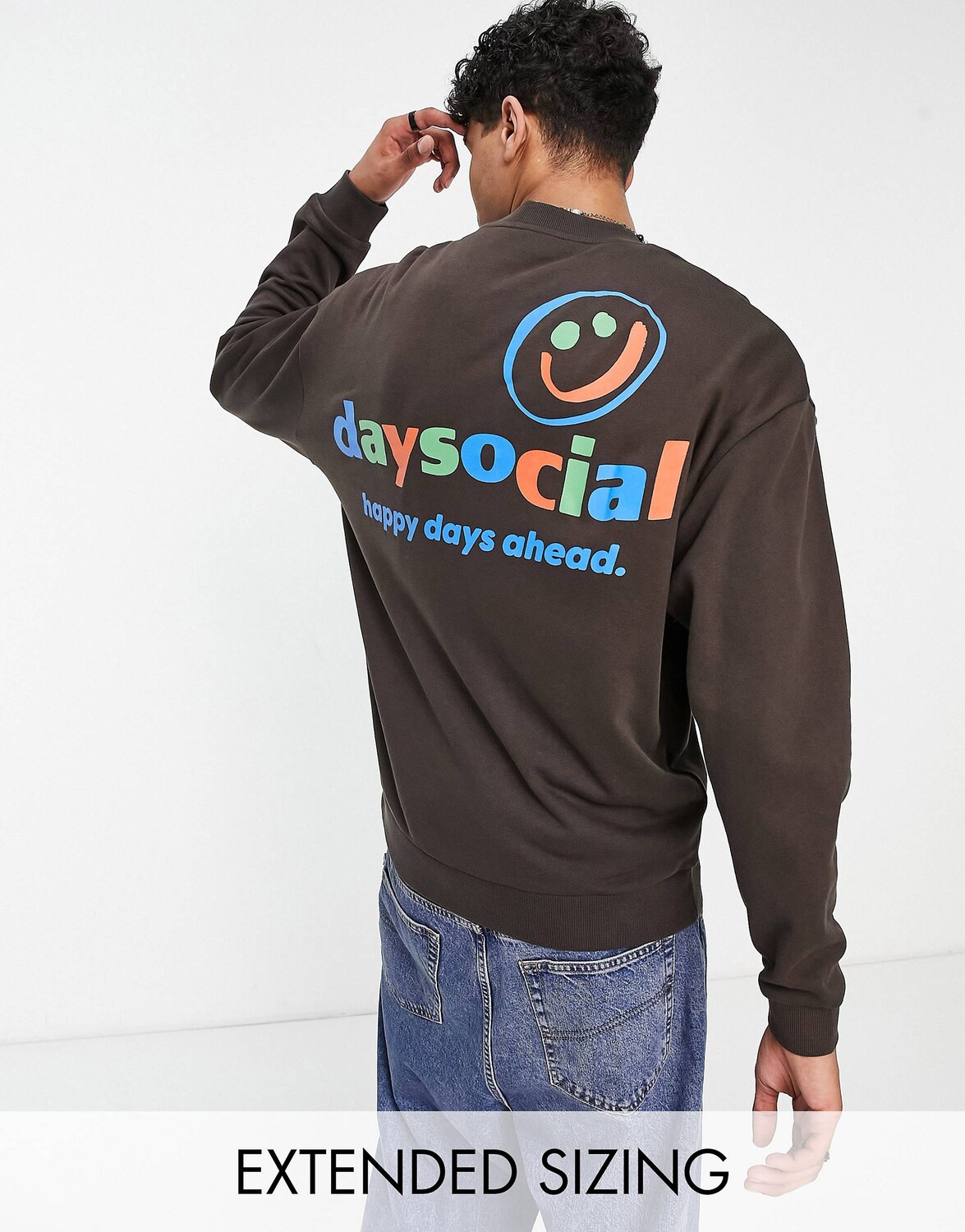 Коричневая толстовка оверсайз с многоцветным логотипом спереди и сзади ASOS Daysocial
Коричневая толстовка оверсайз с многоцветным логотипом спереди и сзади ASOS Daysocial