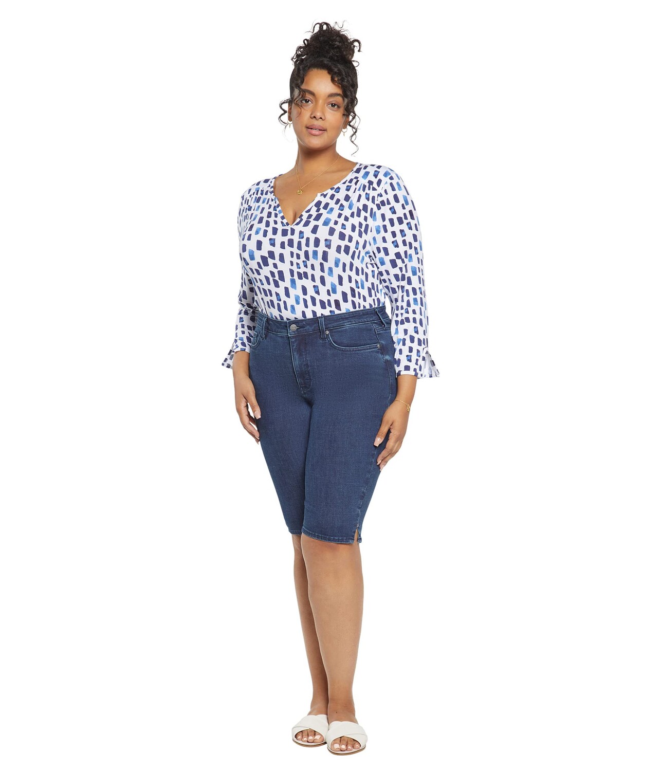 Шорты NYDJ Plus Size, Plus Size Bike Capris Riveted Sideseam Slits in Clean Genesis
Шорты NYDJ Plus Size, Plus Size Bike Capris Riveted Sideseam Slits in Clean Genesis