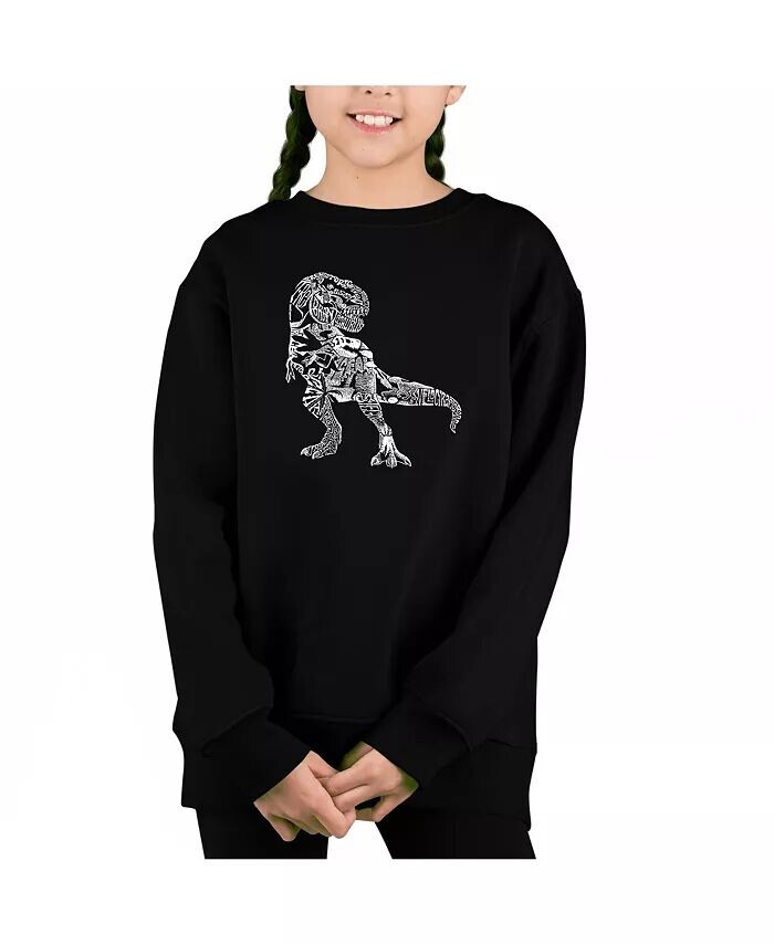 Dino Pics — толстовка с круглым вырезом Big Girl's Word Art La Pop Art, синий
Dino Pics — толстовка с круглым вырезом Big Girl's Word Art La Pop Art, синий