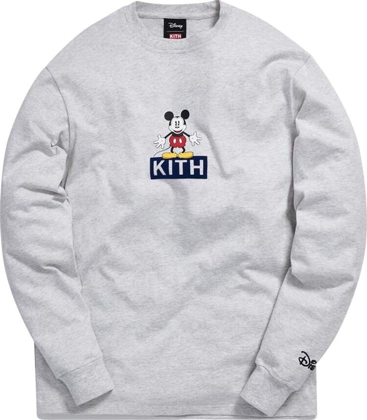 Футболка Kith x Disney 30s Mickey Standing Classic Logo Long-Sleeve T-Shirt 'Heather Grey', серый
Футболка Kith x Disney 30s Mickey Standing Classic Logo Long-Sleeve T-Shirt 'Heather Grey', серый